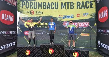 Stire din Sport : Ciclism / Adrian Moldoveanu, de la CS Medgidia, adrenalină şi suspans la „Porumbacu MTB Race”