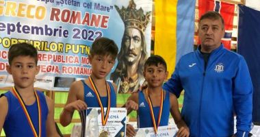 Stire din Sport : Lupte / Sportivii de la CS Medgidia, pe podiumul concursului internațional Cupa „Ștefan cel Mare” de la Putna