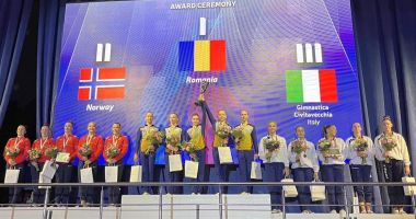 Stire din Sport : Andreea Preda, sus pe podium! Gimnastele tricolore, campioane la Romgym Trophy