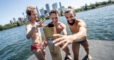 Nataţie / Românul Cătălin Preda, locul trei în circuitul mondial Cliff Diving 2022