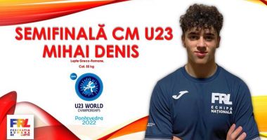 Stire din Sport : Lupte / Denis Mihai, calificat în semifinalele Campionatului Mondial de seniori U23 de la Pontevedra
