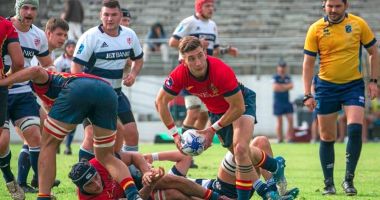 Stire din Sport : Rugby / Alexandru Ionescu, arbitru asistent la finala mică a Campionatului European U20