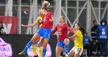 Stire din Sport : Fotbal feminin / Naţionala României a pierdut şi al doilea amical al lunii: 1-2 cu Cehia