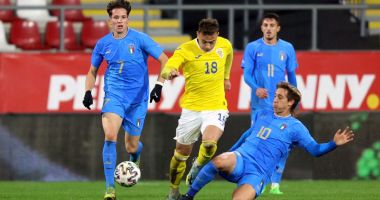 Stire din Sport : Fotbal / Tricolorii U20, înfrângere în faţa Italiei U20, în meciul-test de la Arad