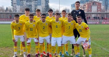 Fotbal / Tricolorii U16, victorie şi în cel de-al doilea amical cu Macedonia de Nord U16. Gol marcat de un jucător al Farului