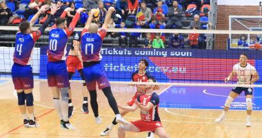 Stire din Sport : Volei / CSA Steaua va înfrunta pe Olympiakos Pireu în sferturile de finală ale Cupei Challenge