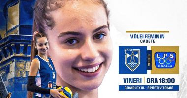 Stire din Sport : Volei / Cadetele de la CSM Constanţa, fără set pierdut în Campionatul Naţional. Vineri, meci cu LPS Brăila
