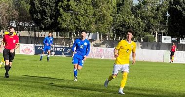 Stire din Sport : Fotbal / Tricolorii U18, victorie în prima partida din cadrul cantonamentului din Insula Afroditei