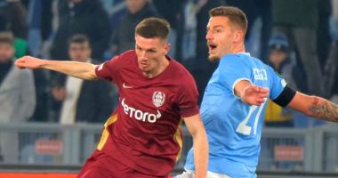 Stire din Sport : Fotbal / CFR Cluj, învinsă de Lazio, în prima manşă a play-off-ului pentru optimile Europa Conference League