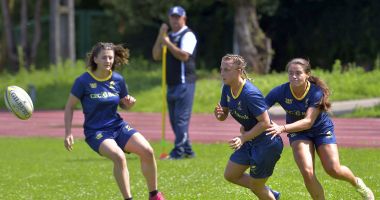 Stire din Sport : Rugby / „Ghindele”, într-un nou stagiu de pregătire, la Izvorani. Urmează apoi turneul de la Montpellier