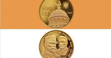 Stire din Economie : BNR: Emisiune numismatică cu tema 100 de ani de la adoptarea Constituției României Mari