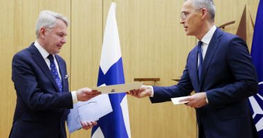 Stire din Actualitate : Finlanda a devenit cel de-al 31-lea membru al NATO după depunerea instrumentului de aderare