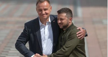 Preşedintele ucrainean Volodimir Zelenski a ajuns în Polonia. „Vor avea loc discuţii lungi şi extinse!”