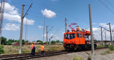 Stire din Economie : CFR Infrastructură: Începe modernizarea liniilor din stațiile Fetești și Ciulnița, pentru viteza de 160 km/h