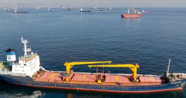 Zelenski şi Macron au discutat despre funcţionarea coridorului maritim pentru exportul de cereale