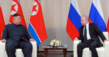 Stire din Actualitate : Kim Jong Un doreşte să se întâlnească cu Putin pentru a discuta despre livrările de arme