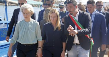 Stire din Actualitate : Ursula von der Leyen a prezentat un plan de urgenţă pentru a ajuta Italia în privinţa migraţiei