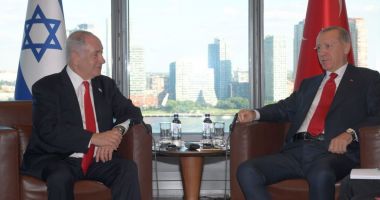 Stire din Actualitate : Recep Erdogan s-a întâlnit cu premierul israelian la New York