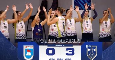 Divizia A1: Victorii categorice în deplasare pentru echipele de volei ale CSM-ului Constanţa - 2