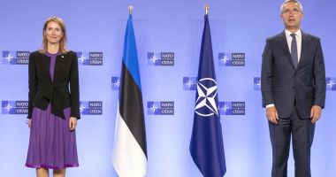 Stire din Actualitate : Şefa guvernului eston îşi manifestă interesul pentru funcţia de secretar general al NATO