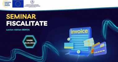 Stire din Economie : Seminar pe teme de fiscalitate susţinut de Adrian Benţa, la CCINA Constanţa