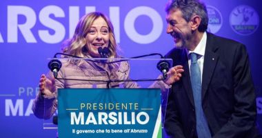 Stire din Actualitate : Giorgia Meloni şi aliaţii săi îşi păstrează controlul în regiunea Abruzzo