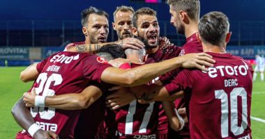 Stire din Sport : CFR Cluj, pas important spre grupele Conference League. Dan Petrescu: „M-a îngrijorat arbitrajul, bine că am rezistat!”