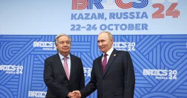 Stire din Actualitate : Guterres către Putin: „Invadarea Ucrainei este contrară dreptului internaţional”