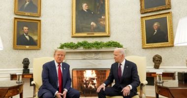 Stire din Actualitate : Donald Trump şi Joe Biden au discutat despre Ucraina şi Orientul Mijlociu în cadrul unei întrevederi la Casa Albă