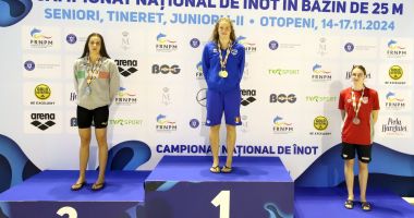 Constănţeanca Brigitta Vass, cinci medalii de aur la Naţionalele de nataţie