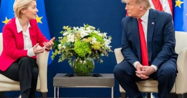 Stire din Actualitate : Ursula von der Leyen salută suspendarea tarifelor vamale americane