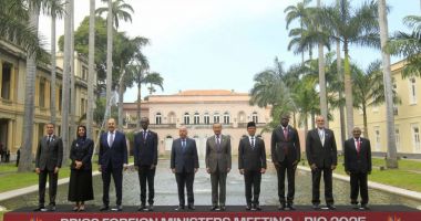 Stire din Actualitate : Miniştrii de externe din BRICS discută un răspuns comun la politicile comerciale ale lui Trump