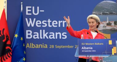 Stire din Actualitate : Ursula von der Leyen: „Albania are locul său în Uniunea Europeană”
