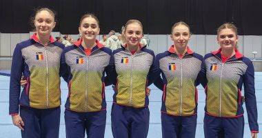 Stire din Sport : Echipa feminină a României, pe locul patru la Europenele de gimnastică de la Leipzig