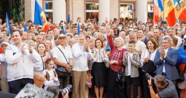 35 de ani de indepedenţă a Republicii Moldova. Maia Sandu, apel la unitate