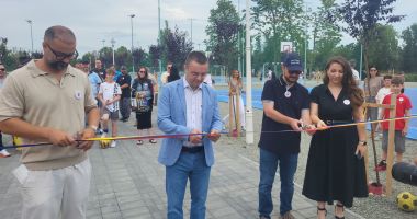 Liber la mișcare! Asociaţia „Constanța Restart” a inaugurat terenurile de sport de la Palatul Copiilor - 8