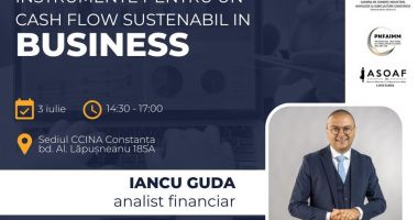 Stire din Economie : Iancu Guda, conferinţă la Constanţa: „Instrumente pentru un cash flow sustenabil de business”