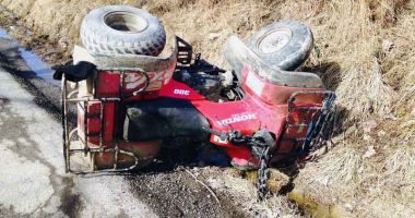 Stire din Eveniment : Un șofer băut s-a răsturnat cu ATV-ul în comuna Cobadin