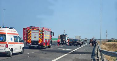 Stire din Eveniment : UPDATE Impact devastator pe A4! Elicopter SMURD, chemat de urgență după un accident violent