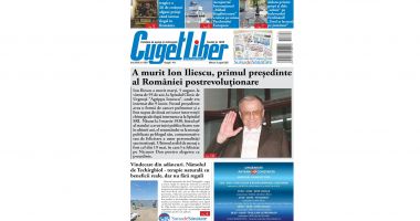 Stire din Actualitate : Iată titlurile zilei din data de 6 AUGUST ale ziarului CUGET LIBER!