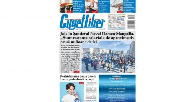 Stire din Actualitate : Iată titlurile zilei din data de 7 AUGUST ale ziarului CUGET LIBER!