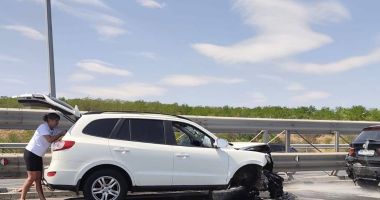 Stire din Eveniment : Accident rutier pe Autostrada Soarelui! Sunt implicate mai multe autoturisme