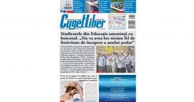 Stire din Actualitate : Iată titlurile zilei din data de 12 AUGUST ale ziarului CUGET LIBER!