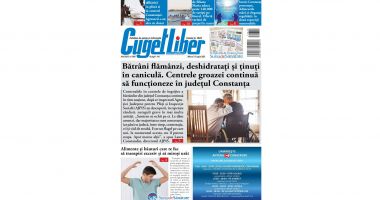 Stire din Actualitate : Iată titlurile zilei din data de 13 AUGUST ale ziarului CUGET LIBER!
