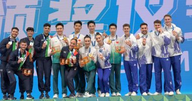 Stire din Sport : Aerobicii tricolori au revenit acasă după participarea la Jocurile Mondiale. Două medalii în palmares
