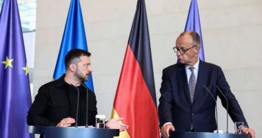 Stire din Actualitate : Cancelarul german Friedrich Merz: „Putin foloseşte o strategie de întârziere pentru a evita o întâlnire cu Zelenski”
