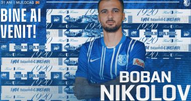 Stire din Sport : Fotbal: Mijlocaşul macedonean Boban Nikolov a semnat cu FC Farul