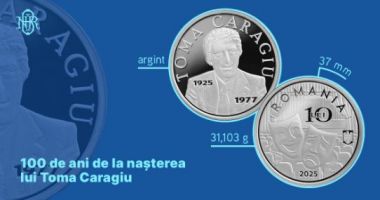 Stire din Economie : BNR: Monedă din argint cu tema 100 de ani de la naşterea lui Toma Caragiu, lansată în circuitul numismatic