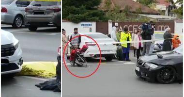 Stire din Eveniment : Accident cumplit! Mamă, cu copilul în cărucior, spulberată pe trecerea de pietoni
