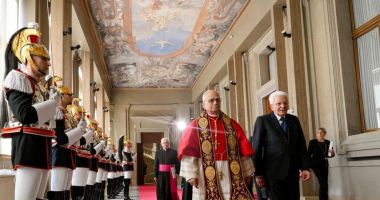 Stire din Actualitate : Papa Leon al XIV-lea, primit cu mare pompă pentru prima sa vizită de stat în Italia